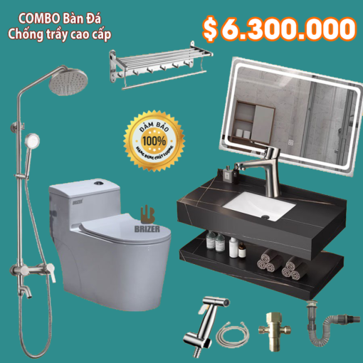 Combo Bàn Đá 2 tầng 6300