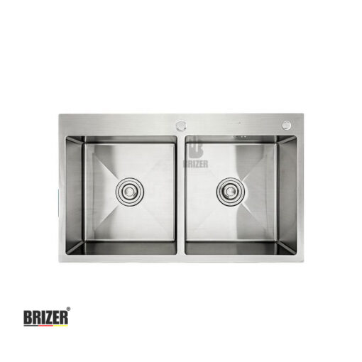 Chậu rửa chén 2 hộc inox 304 Brizer BZ8245D