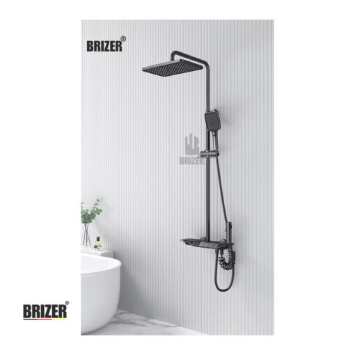 Sen Cây Phím Bấm Đồng Mạ TinTan Xám Ghi Brizer BZ6053