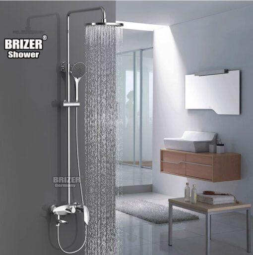 Sen Tắm Đứng Nóng LạnhĐồng Mạ Crom Cao Cấp Brizer BZ6022