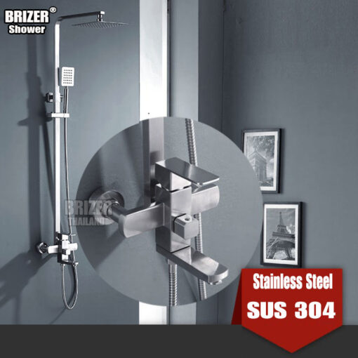 Sen Cây Nóng Lạnh Vuông Inox SUS304 Brizer BZ6025