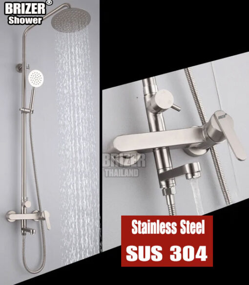 Sen Cây Nóng Lạnh Tròn Chuẩn Inox SUS304 Brizer BZ6026