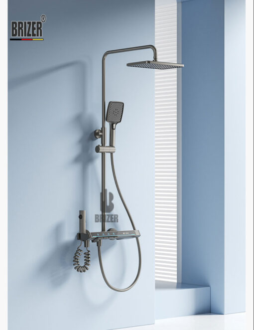 Sen Cây Dạng Phím Đồng Mạ Xám TiTan Brizer BZ6055