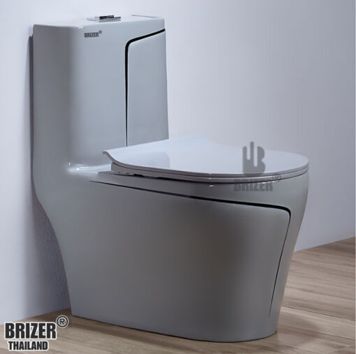 Bàn Cầu Một Khối BRIZER Công Nghệ Xã Xoáy Super Vortex BZ8013