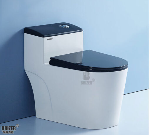 Bàn Cầu Một Khối BRIZER Công Nghệ Xã Xoáy Super Vortex BZ8912