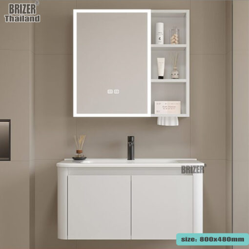 Tủ Lavabo Hợp Kim Có Đèn Led Brizer BZ821