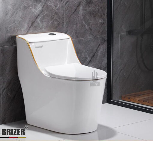 Bàn Cầu Một Khối BRIZER Công Nghệ Xã Xoáy Super Vortex BZ8940