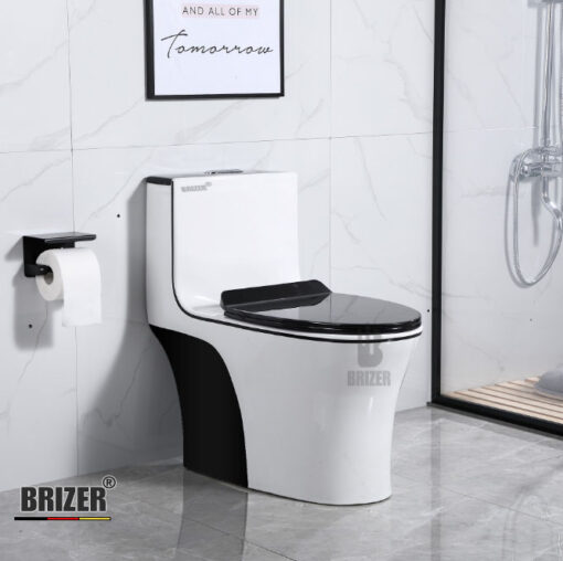 Bàn Cầu Một Khối BRIZER Công Nghệ Xã Xoáy Super Vortex BZ8941