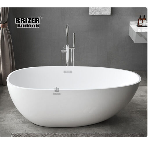 Bồn Tắm Ngâm Đặt Sàn Acrylic Giọt Nước Brizer BZBT-1207