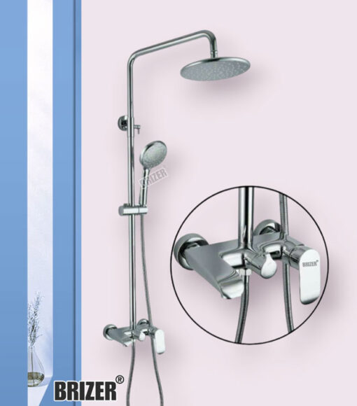 Sen Tắm Đứng Nóng Lạnh Đồng Mạ Crom Cao Cấp Brizer BZ6013