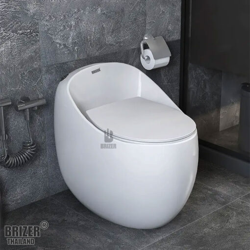 Bàn Cầu Một Khối BRIZER Công Nghệ Xã Xoáy Super Vortex BZ8921