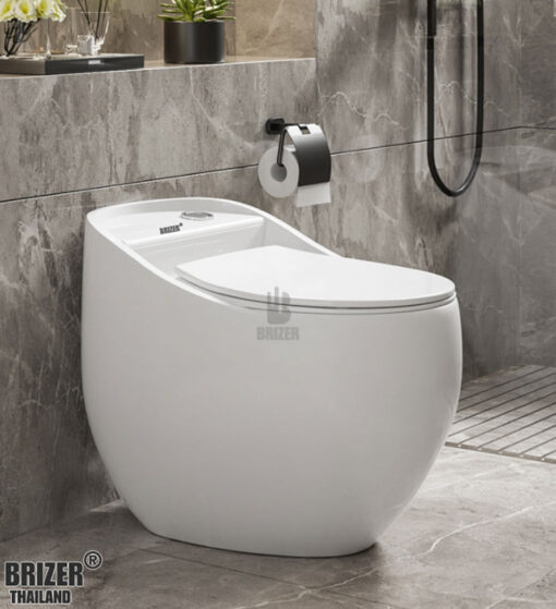 Bàn Cầu Một Khối BRIZER Công Nghệ Xã Xoáy Super Vortex BZ8922