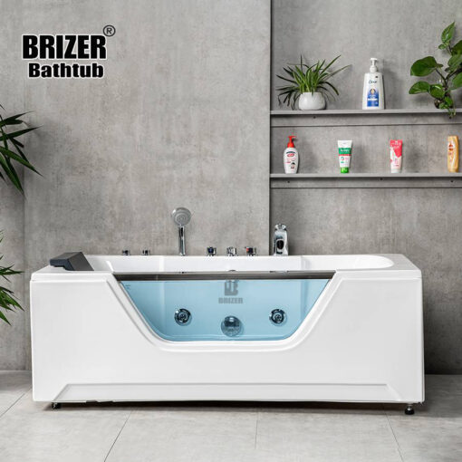 Bồn Tắm Nằm Massage Chân Yếm Acrylic Brizer BZBT-1211