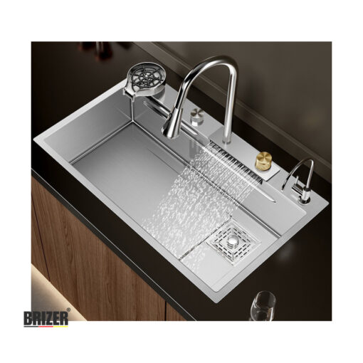 Chậu rửa chén 1 hộc lớn inox 304 Brizer BZ7846-304