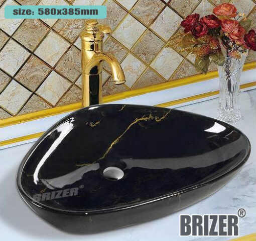 Chậu Lavabo Rửa Mặt Đặt Bàn Brizer BZ8415