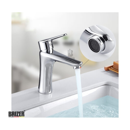 Vòi Lavabo Nóng Lạnh Mạ Crom/Niken Brizer BZ4411