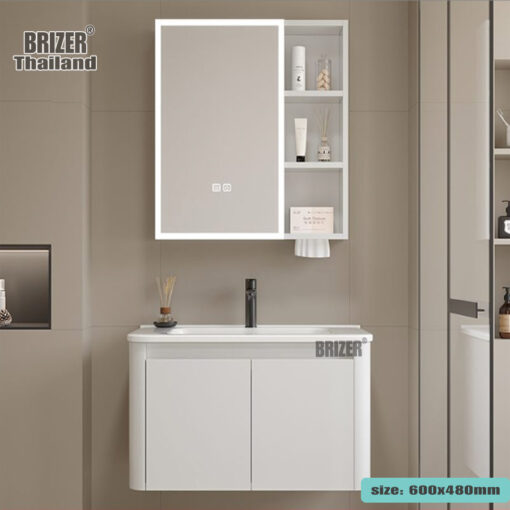 Tủ Lavabo Hợp Kim Có Đèn Led Brizer BZ643