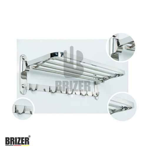 Máng Khăn Tắm Đa Năng Inox 304 Dày Bóng