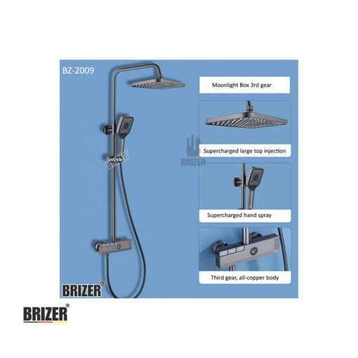 Sen Cây Dạng Phím Đồng Mạ Xám TiTan Brizer BZ6052