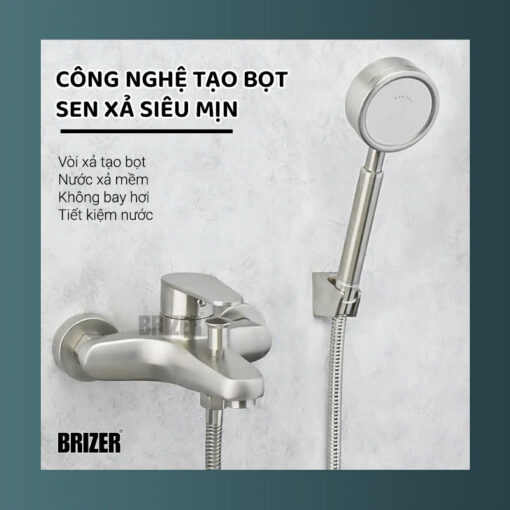 Sen Tắm Nóng Lạnh Inox 304 Brizer BZ6021