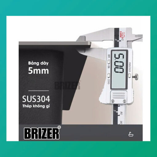 Chậu rửa chén 1 hộc dày 5ly (NEW)inox 304 Brizer BZ7848 - Hình ảnh 4