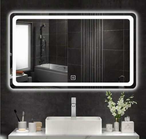 Gương Đèn Led Cảm Ứng Treo Ngang KT 60x80cm