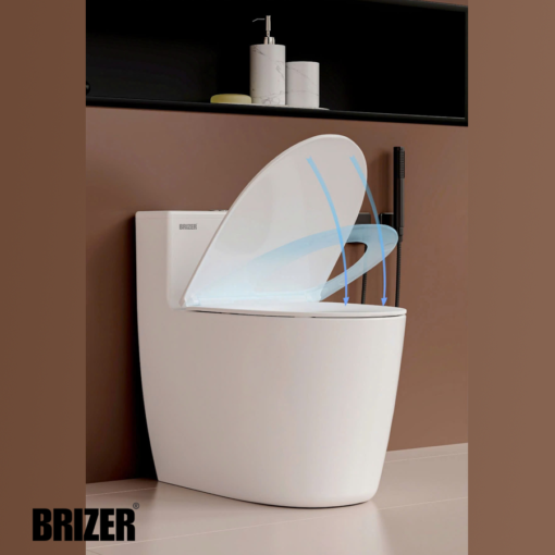 Bàn Cầu Một Khối BRIZER Công Nghệ Xã Xoáy Super Vortex BZ-8943
