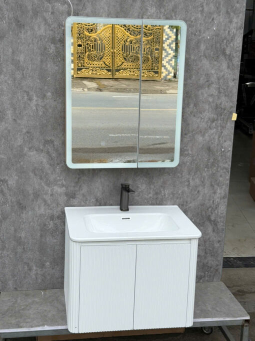 Tủ Lavabo Nhựa PVC New Nhiều Màu Brizer BZ701 - Hình ảnh 2
