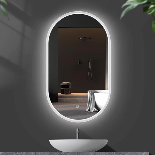 Gương Đèn Led Cảm Ứng Treo Đứng KT 50x70cm BZGL-13