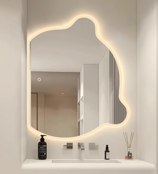 Gương Đèn Led Cảm Ứng Tai Gấu KT 60x80cm BZGL-15 - Hình ảnh 3