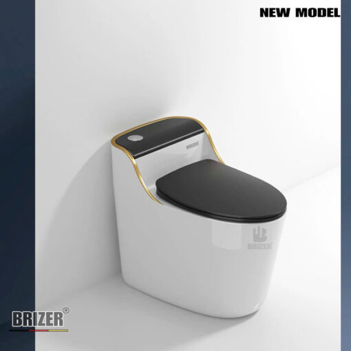 Bàn Cầu Một Khối BRIZER Công Nghệ Xã Xoáy Super Vortex BZ9236