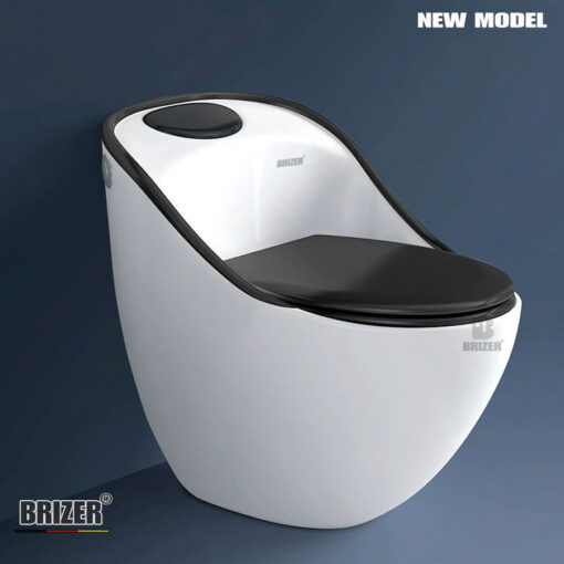 Bàn Cầu Một Khối BRIZER Công Nghệ Xã Xoáy Super Vortex BZ9253