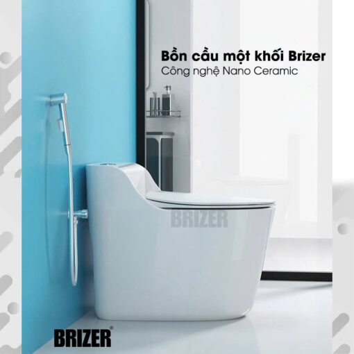 Bàn Cầu Một Khối BRIZER Công Nghệ Xã Xoáy Super Vortex BZ-9235 - Hình ảnh 2