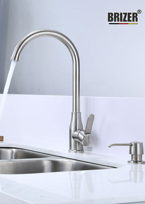 Vòi Rửa Chén Nóng Lạnh Inox SUS 304 Brizer BZ2029